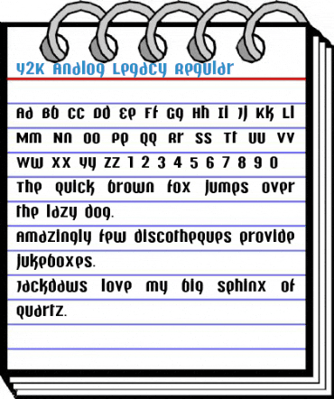 Y2K Analog Legacy Font