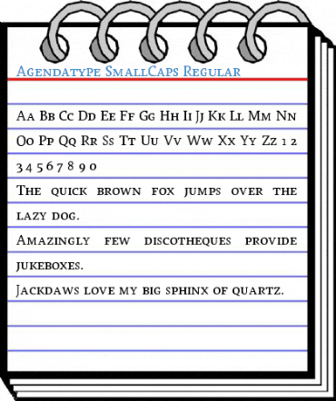 Agendatype Font