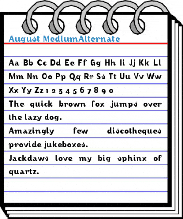 August Font