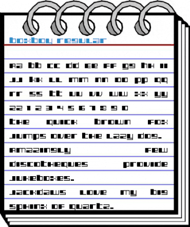 Boxboy Font