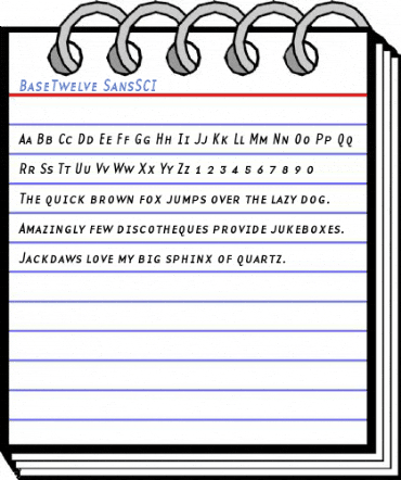 BaseTwelve SansSCI Font