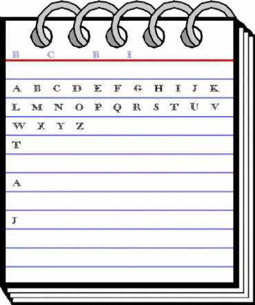BodoniClassic BambusInitials Font