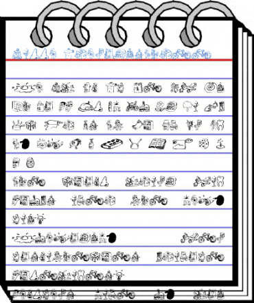 Bokka DrawingsThree Font