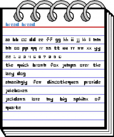 bread bread Font