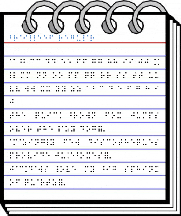 BrailleEF Regular Font