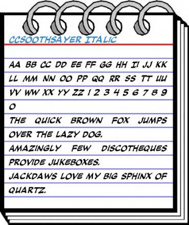 CCSoothsayer Font