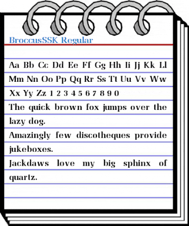 BroccusSSK Font