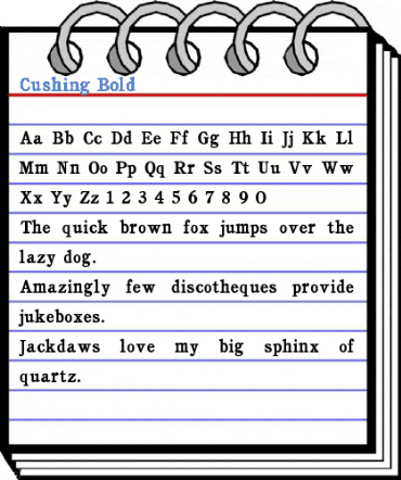 Cushing Font