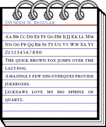 DB Serif SC Font