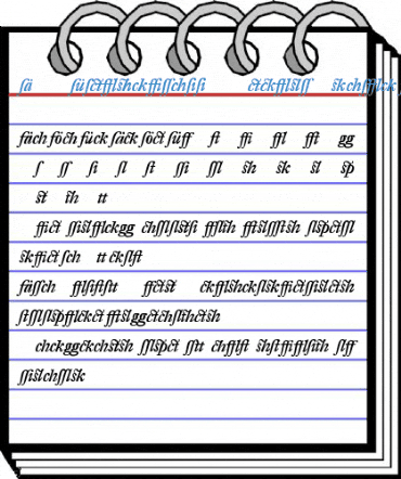 DTL Fleischmann T Medium Italic Alt Font