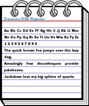 Dynamo DXE Regular Font