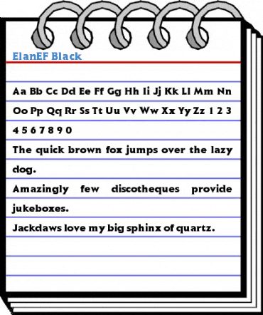 ElanEF Font