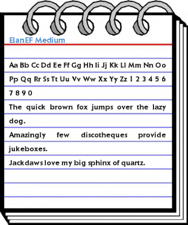 ElanEF Font