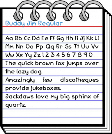 Buddy Jim Regular Font