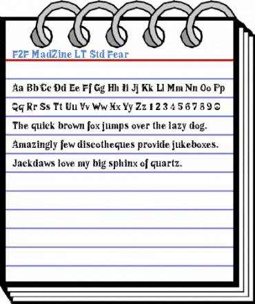 F2F MadZine LT Std Font