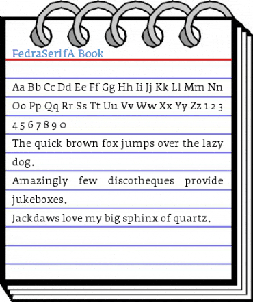 FedraSerifA Book Font