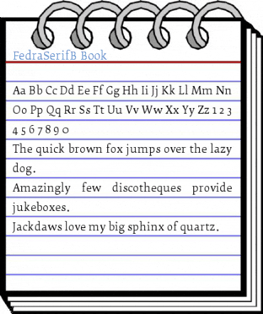 FedraSerifB Font