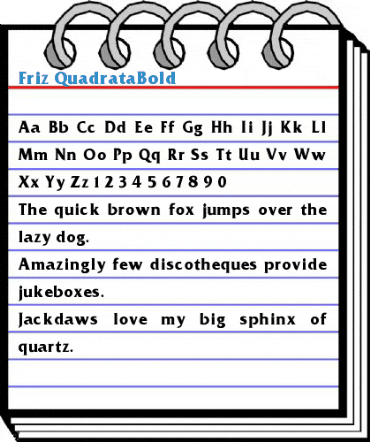 Friz QuadrataBold Font