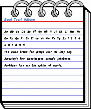 Burnt Toast Font