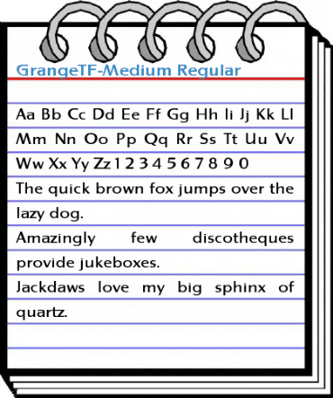 GrangeTF-Medium Font