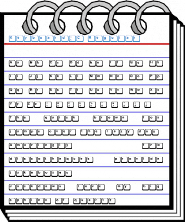 Keyboard1C Regular Font