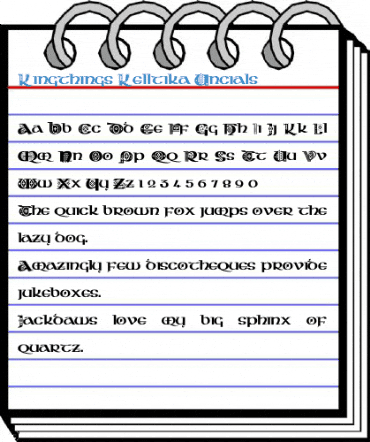 Kingthings Kelltika Font