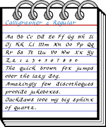 Calligrapher 2 Regular Font