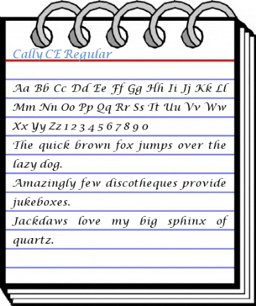 Cally CE Regular Font