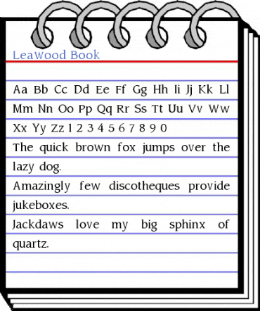 Leawood Book Font