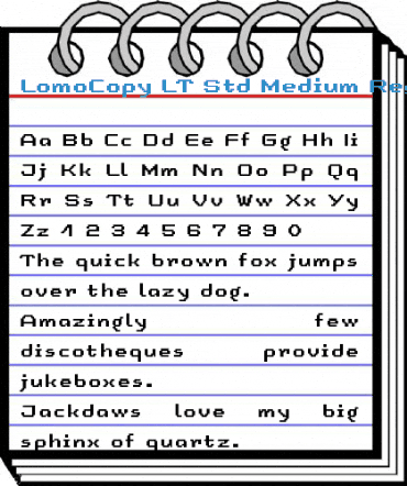 LomoCopy LT Std Medium Regular Font