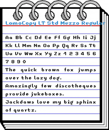 LomoCopy LT Std Mezzo Font