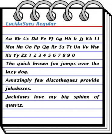 LucidaSans Font