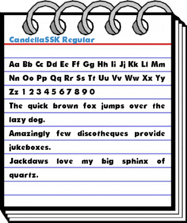 CandellaSSK Regular Font