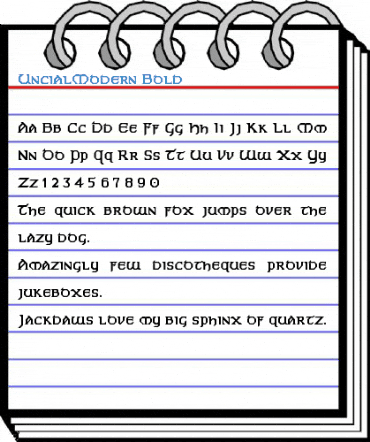 UncialModern Font
