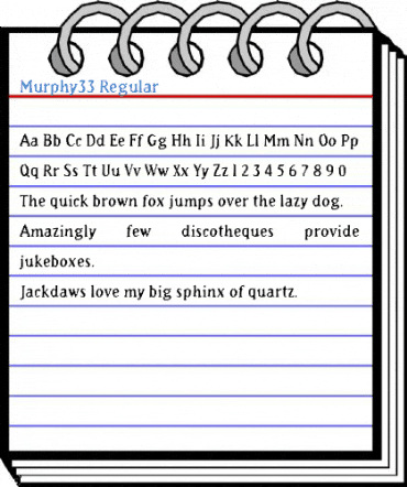 Murphy33 Regular Font