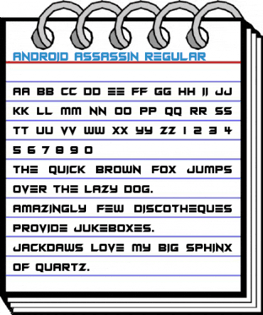Android Assassin Regular Font