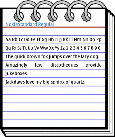 NokiaStandard Regular Font