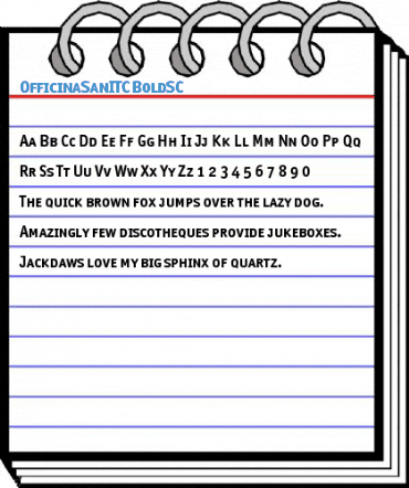 OfficinaSanITC Font