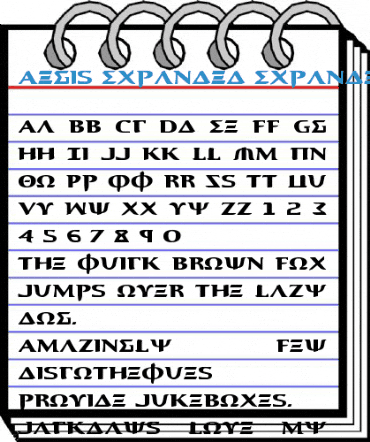 Aegis Expanded Expanded Font