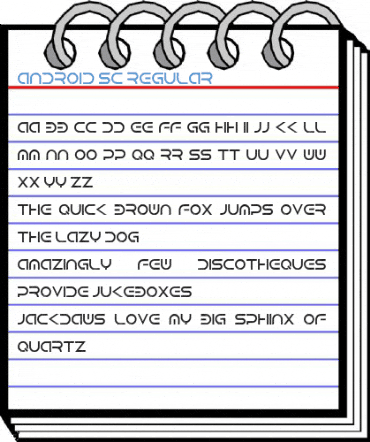 Android SC Regular Font