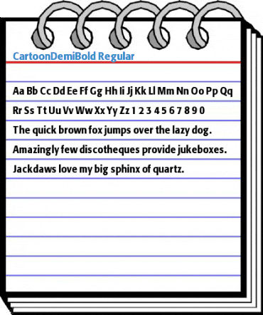 CartoonDemiBold Font