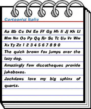 Cartoonist Font