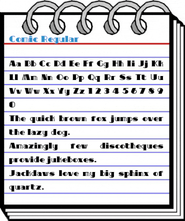 Comic Regular Font