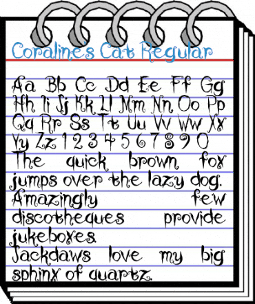 Coraline's Cat Regular Font