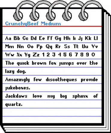 CrunchyBeef Medium Font