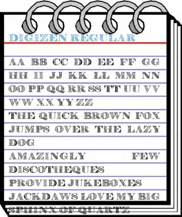 Digizen Regular Font