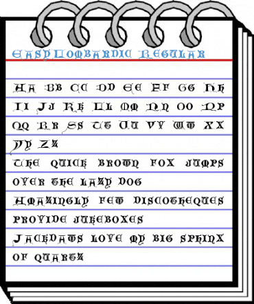 EasyLombardic Regular Font