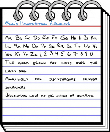 Egg's Handwriting Font