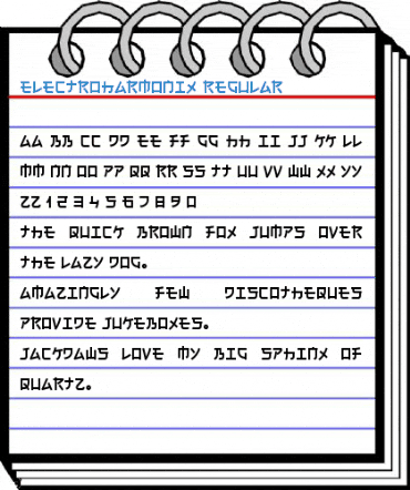 Electroharmonix Font