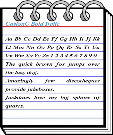 CaslonC Font